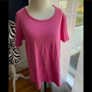 White stag pink short sleeve top size 4-6